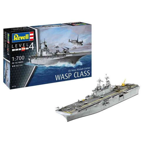 Revell Model Set Us Navy Assault Carrier Wasp Class slika 1