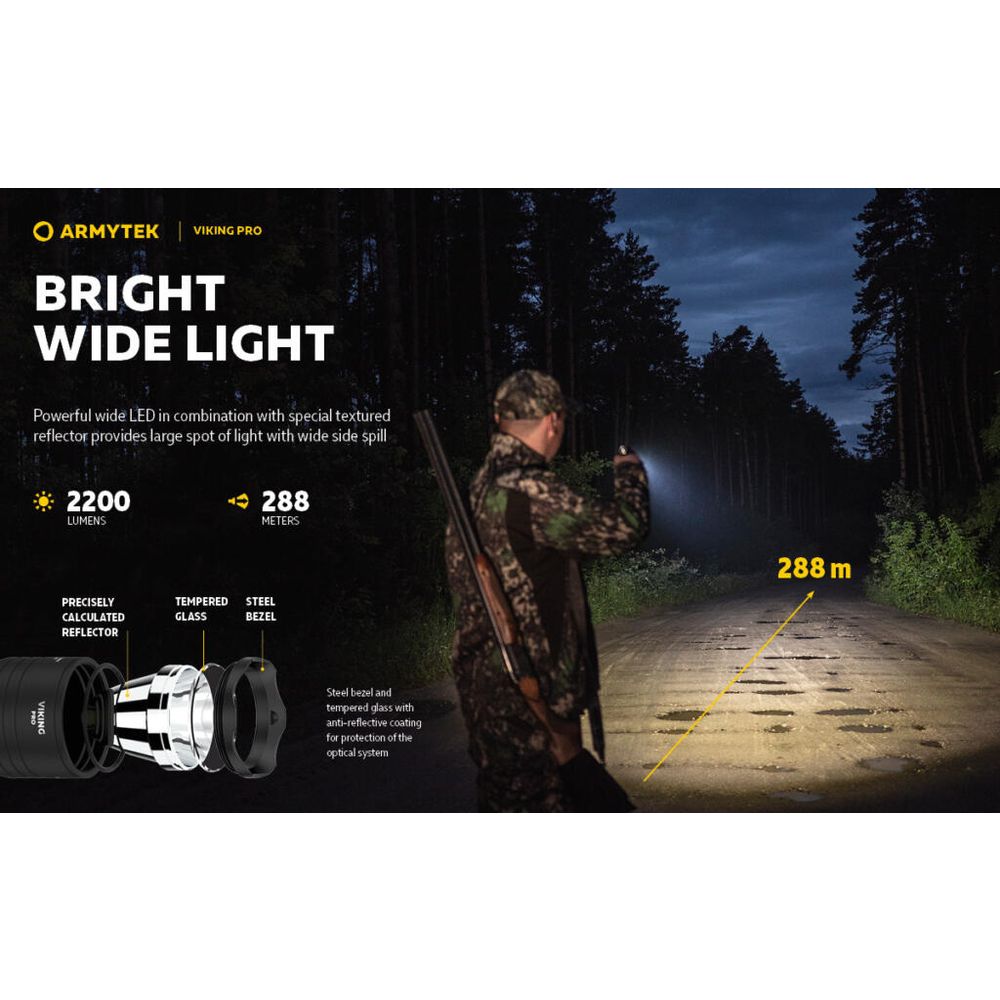 Armytek Baterijska lampa Viking Pro 2200lm slika 15