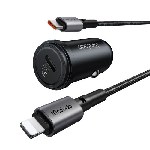 MCDODO CC-7492 SET AUTO Punjač 30W USB-C + KABL 36W TIP-C NA LIGHTNING DUŽINA 1,2m slika 14