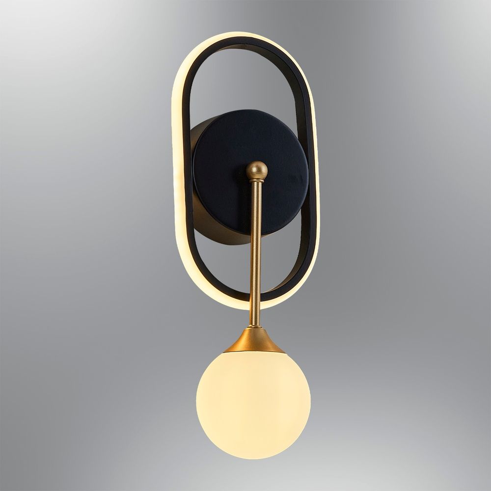 Zidna Lampa L1141 - Crna slika 2