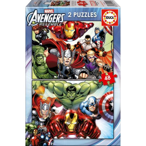 Marvel Avengers puzzle 2x48 slika 1