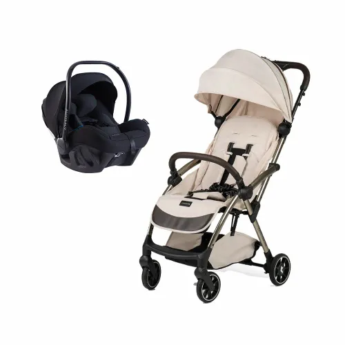 Leclercbaby Influencer AIR sportska kolica, Cloudy Cream + Autosjedalica B slika 1