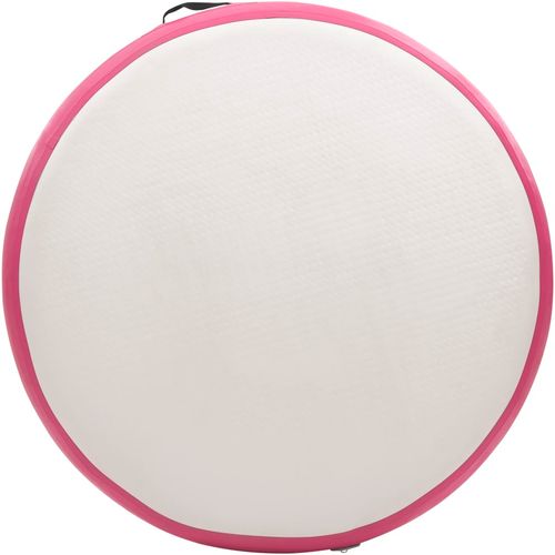 Gimnastička prostirka na napuhavanje 100x100x10 cm PVC roza slika 39