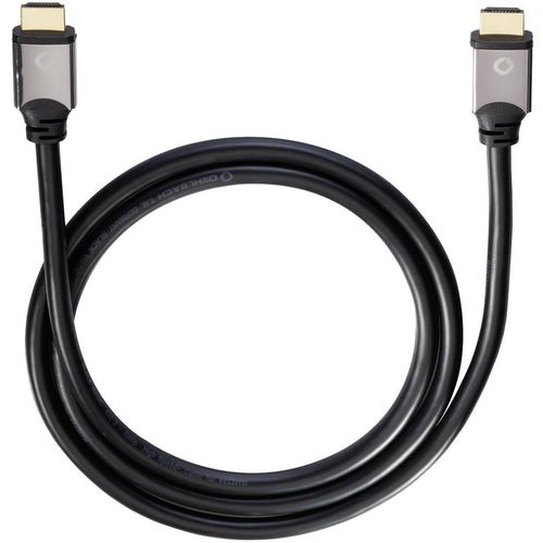 HDMI priključni kabel  1.70 m crna Oehlbach Black Magic slika 1