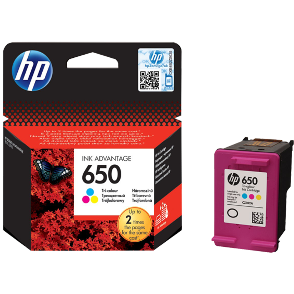 HP Tinta 650 (CZ102AE) slika 1