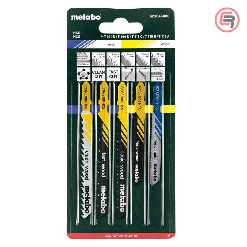Metabo Ubodne Pilice Za Drvo, Metal i PVC / 5 kom - 623645000 slika 1