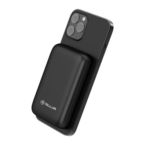 TELLUR POWER BANK WPD101 Compact Pro 10000mAh, 2xQC3.0 22.5W + PD20W+Qi 15W, MagSafe slika 1