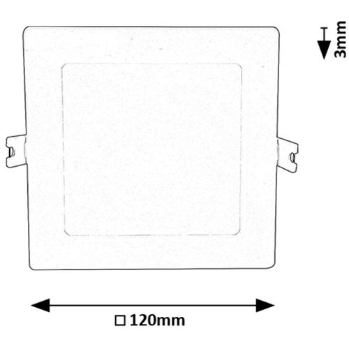 Rabalux Shaun2 ugradna plafonska lampa 120mm 71221 slika 2