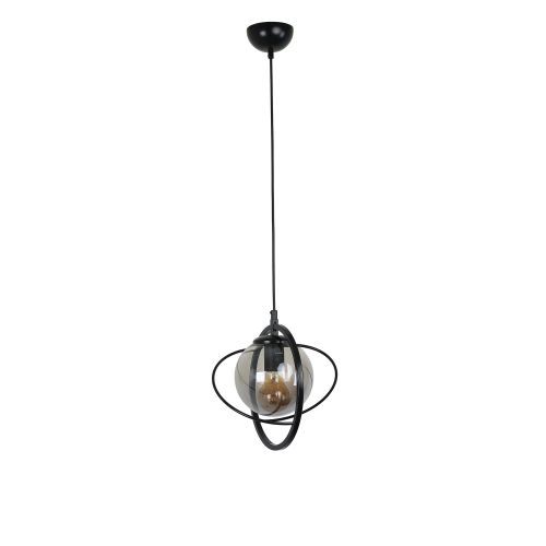 Nepal Tekli Siyah Füme Camlı Sarkıt Black
Fume Chandelier slika 2