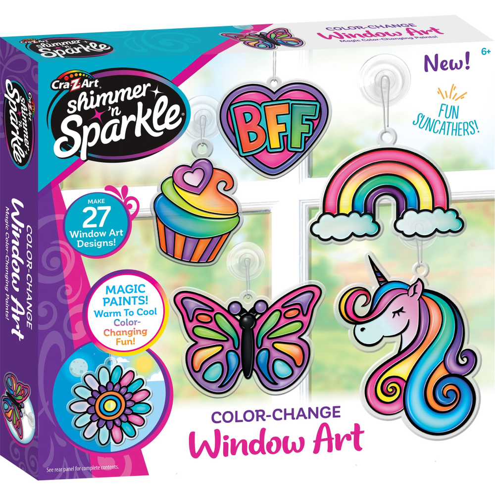 Cra-Z-Art Shimmer‘n Sparkle 17985 Color Change Window Art slika 1