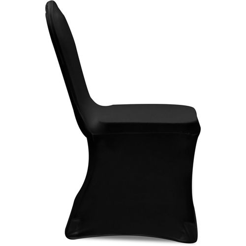 Navlake za stolice rastezljive crne 24 kom slika 4