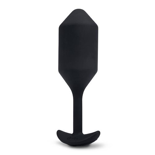 Vibrirajući analni čep B-Vibe - Snug Plug 4 XL, crni slika 3