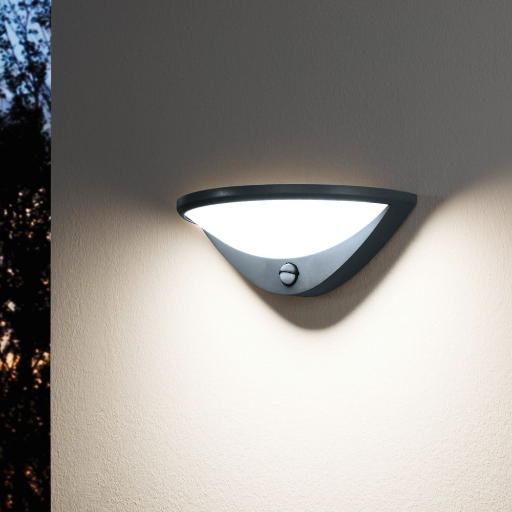 Eglo Belcreda Vanjska Zidna Lampa sa LED Osvjetljenjem, 9,3W, 1050lm, 3000K, Lijevani Aluminij/Crna slika 8