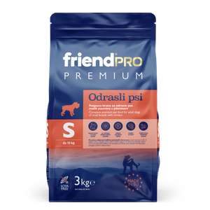 Friend PRO Premium suha hrana za odrasle pse malih pasmina Piletina 3kg