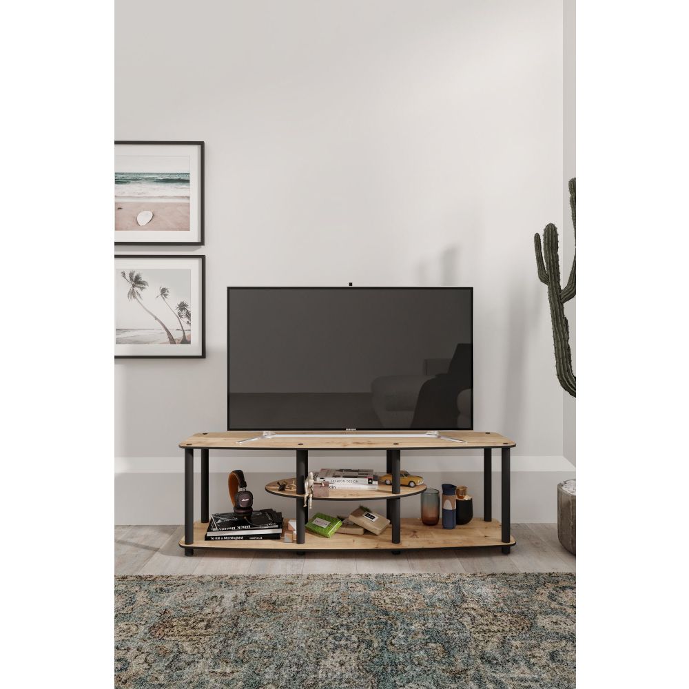 TV stalak Mesivo, boje hrasta slika 2
