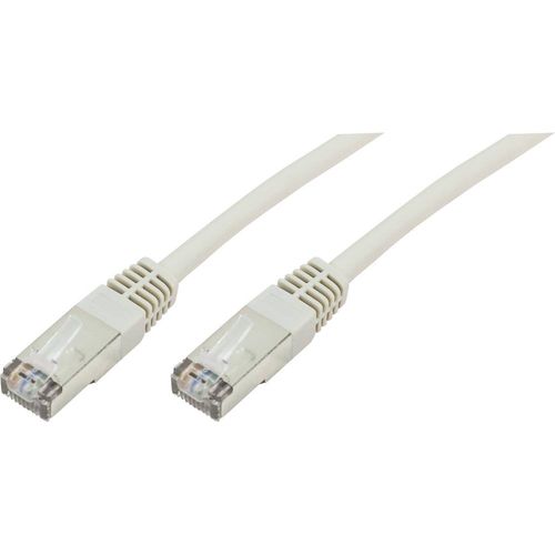 LogiLink 992298 RJ45 mrežni kabel, Patch kabel cat 5e SF/UTP 10.00 m siva  1 St. slika 1