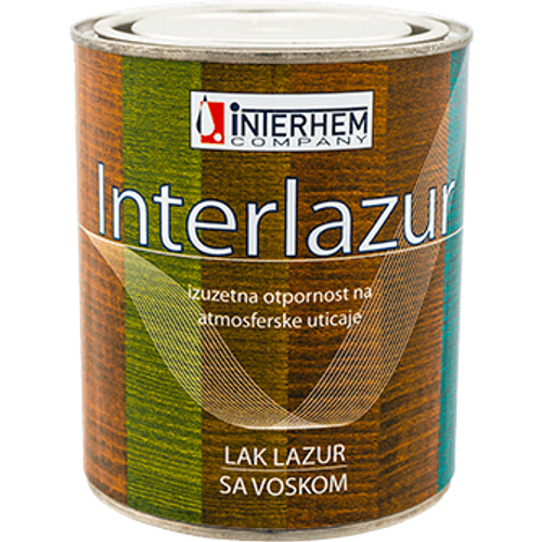 INTERLAZUR Lak sa lazur voskom 750ml   slika 1