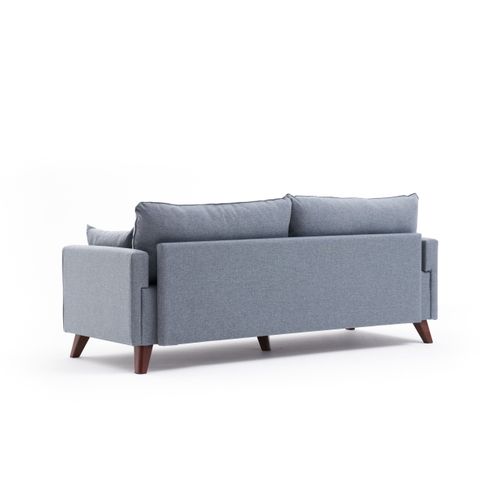 Atelier Del Sofa Trosjed, Plava, Bella Soft Üçlü Koltuk - Blue slika 8