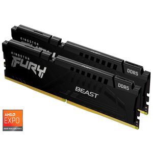 Kingston 64GB 5600MHz DDR5Fury Beast (2x32GB)CL40, EXPO & XMP