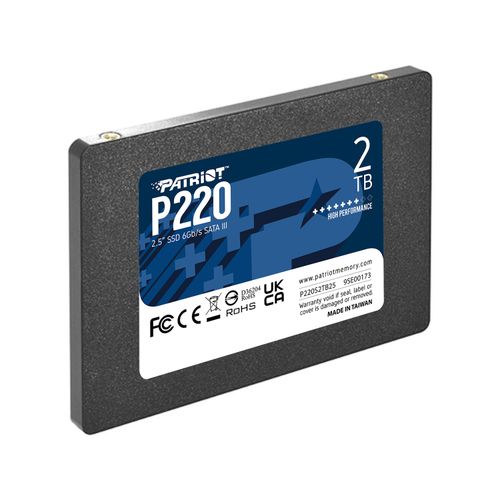 Patriot P220 2TB SSD SATA 3 2.5" slika 2