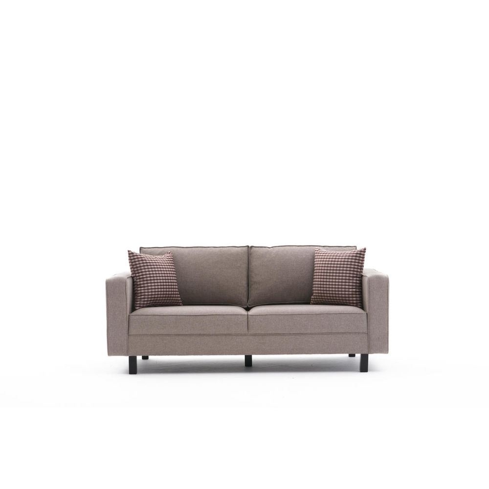 Kale Linen - Krem Dvosjed Sofa slika 6