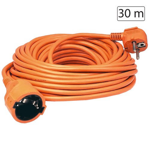 home Produžni strujni kabel 1 utičnica, 30m, H05VV-F 3G 1,5mm² - NV 2-30/OR/1.5 slika 1