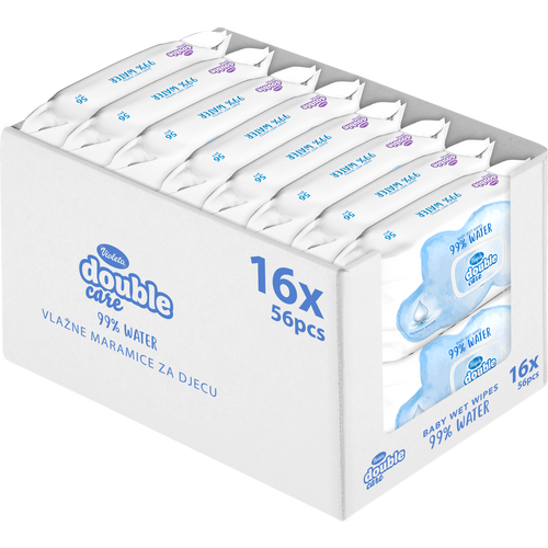 Violeta Baby vlažne maramice  56/1 Sensitive  Care 99% voda XXL 16 komada slika 1