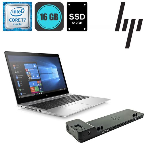 HP EliteBook 850 G5 i7-8650U, 16GB, 512GB SSD + Docking station - rabljeni uređaj slika 1