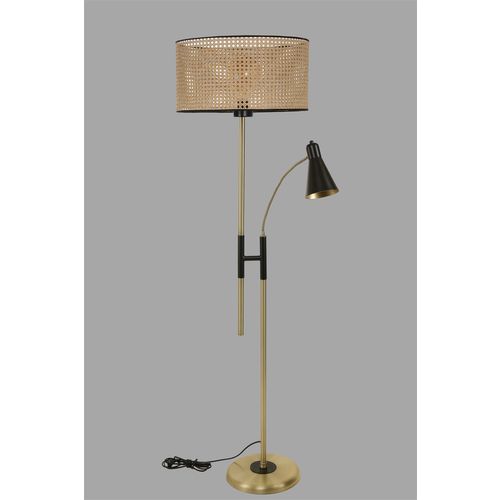 Forza Eskitme Lambader Silindir Rattan Abajurlu Wicker
Black Floor Lamp slika 3