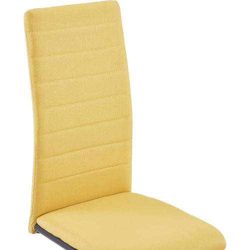 Konzolne blagovaonske stolice od tkanine 6 kom žute slika 32