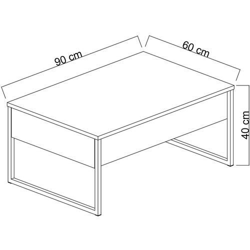 Luxe - White, Gold White
Gold Coffee Table slika 5