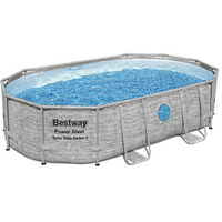 Bestway bazen set s pješčanom filtar pumpom, ljestvama i pokrivačem 488 x 305 x 107 cm