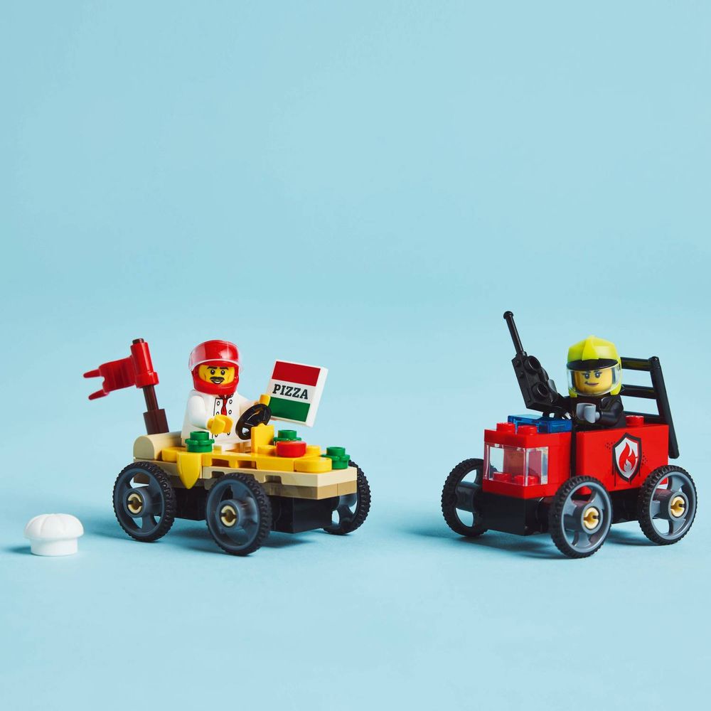 LEGO 60458 Auto dostavljača pizze vs. vatrogasno vozilo u utrci slika 8