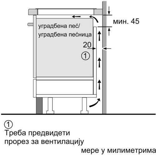 Bosch PUE645BB5D Serija 4, Ugradna Indukciona ploča, Širina 60 cm, Crna slika 6