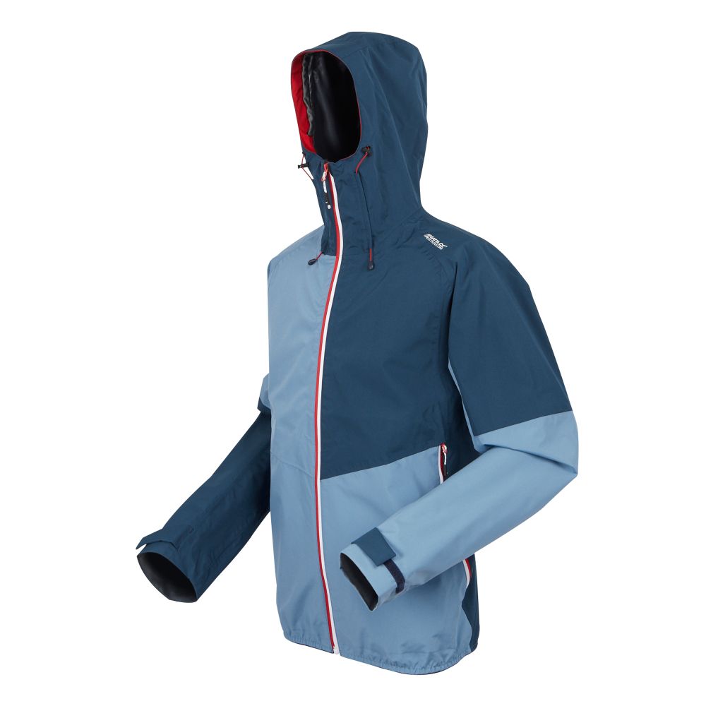 Regatta Muška jakna Deserto II Waterproof Corporate Blue/Moonlight slika 2