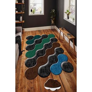 TANKI Tepih HMNT973 Multicolor Carpet (60 x 100)