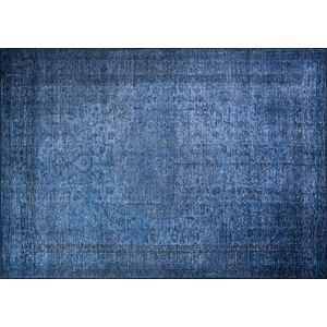 Tamnoplavi Višebojni Tepih Dorian Chenille - AL 138 (140 x 190 cm)