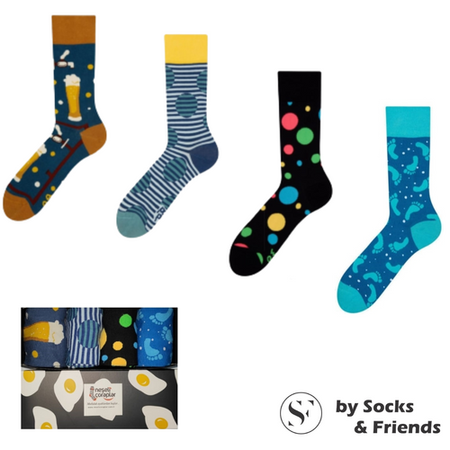 Socks & Friends Set Čarapa 4/1 Navy slika 1