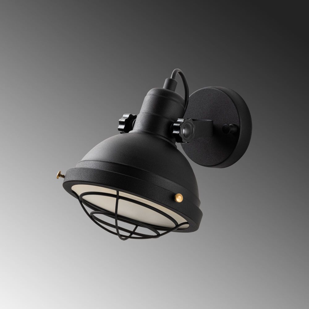 Zidna Lampa Spoly - 13803, boje: Crna slika 7