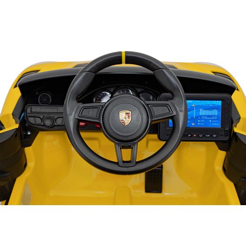 Licencirani auto na akumulator Porsche 718 MP4 - žuti slika 7