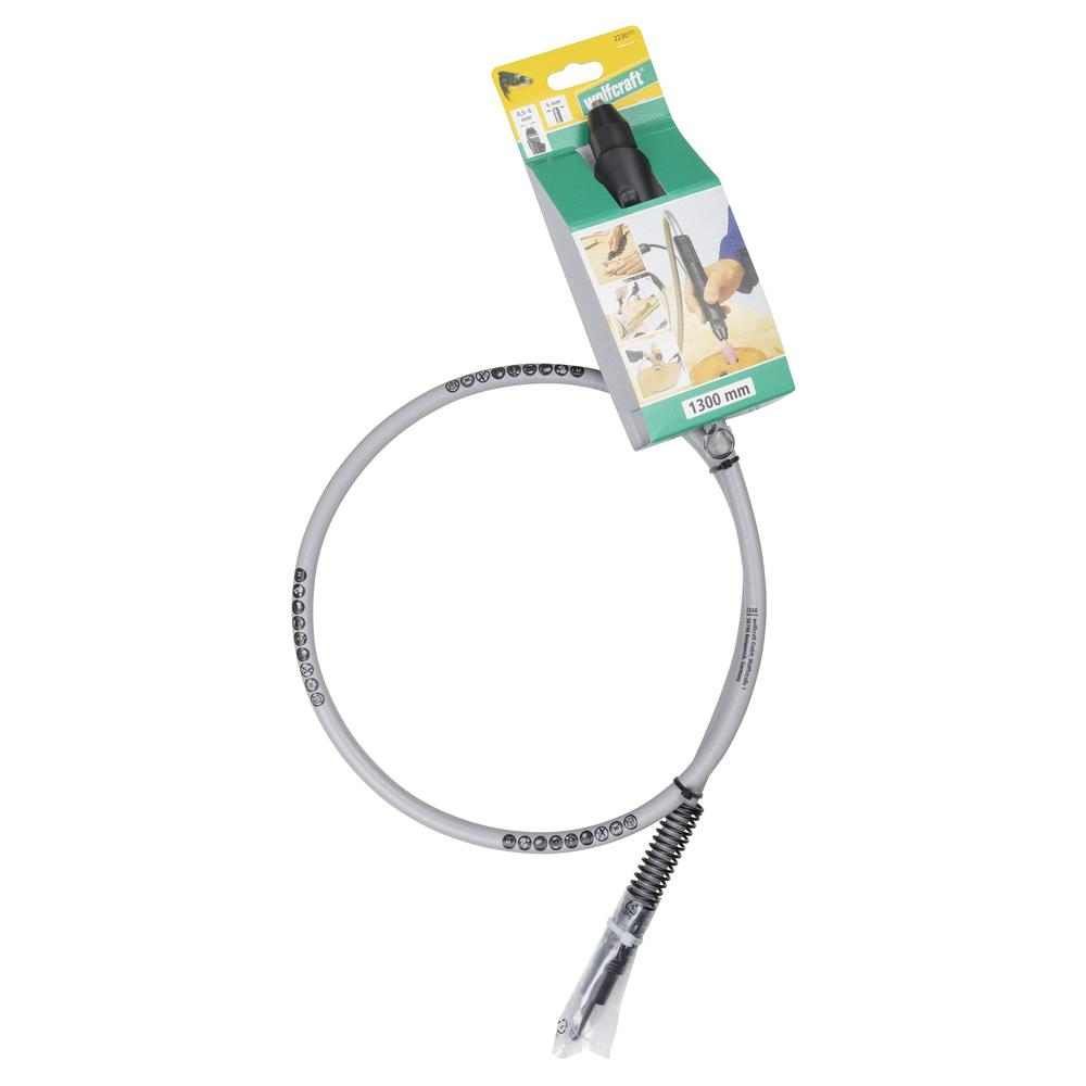 Wolfcraft Osovina Savitljiva 6mm; 1,3m; 3.500 okr/min Sa Glavom 0,5-6 mm - 2230000 slika 5