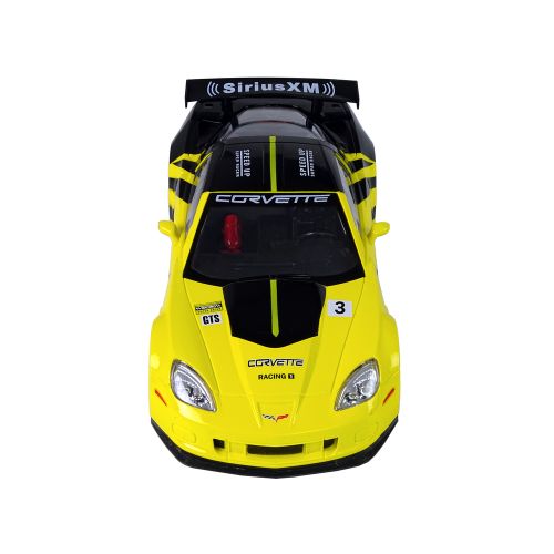 Auto na daljinsko upravljanje 1:18 Corvette C6.R - žuti slika 5