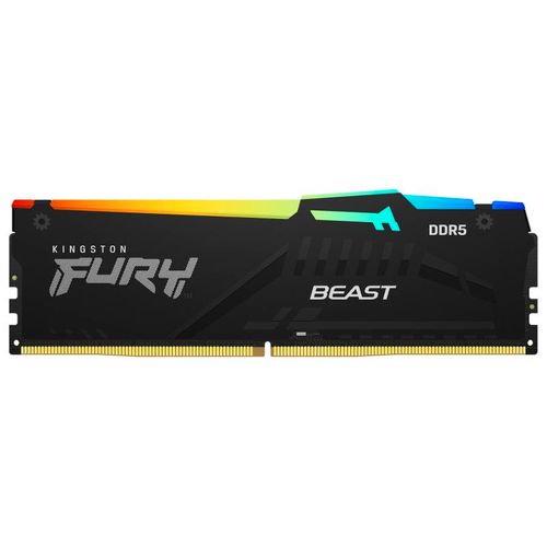 KINGSTON DIMM DDR5 32GB 5600MT/s KF556C36BBEA-32 Fury Beast RGB EXPO slika 1