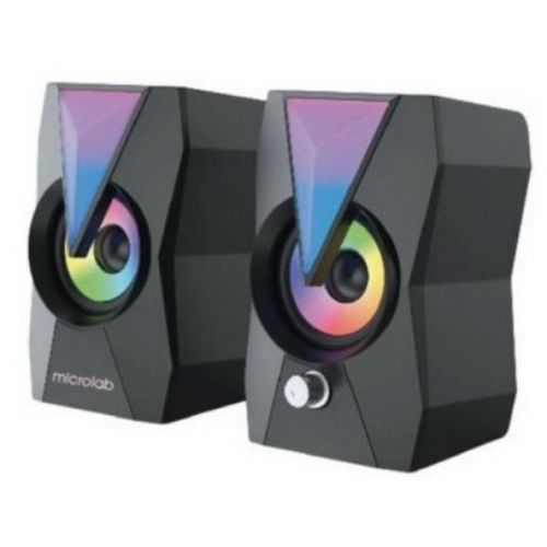 Microlab B25 Stereo zvucnici black, 6W RMS (2 x 3W), USB power, 3,5mm RGB slika 4