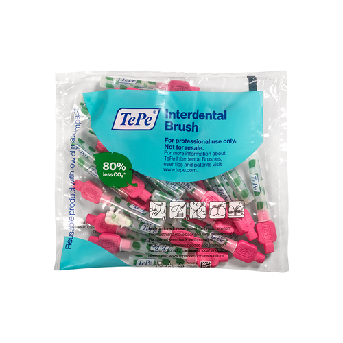 TePe Original Interdentalne četkice Roze vel. 0 / 0,4 mm - multi-pack vrećica 25 kom slika 1