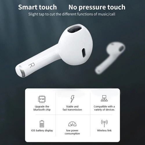 Bluetooth slusalice Airpods Pro6 bele HQ slika 7