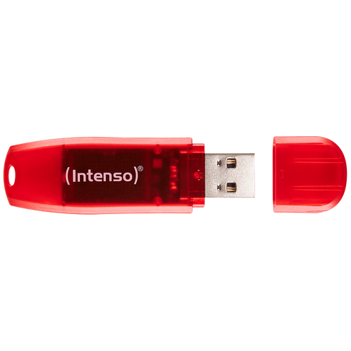 (Intenso) USB Flash drive 128GB Hi-Speed USB 2.0, Rainbow Line, RED - USB2.0-128GB/Rainbow slika 3