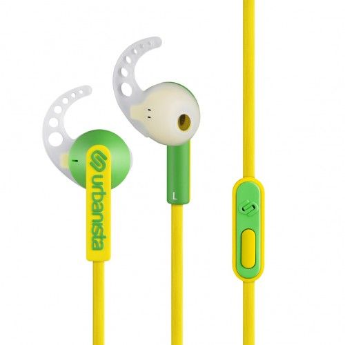 URBANISTA RIO sport vodootporne slušalice, mikrofon, 3.5mm jack, žute slika 2