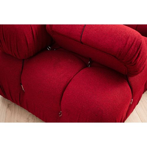 Atelier Del Sofa Sofa, Crvena, Bubble L1 - Red slika 10