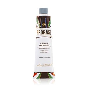 PRORASO Blue shaving soap with a hydrating effect in a tube for men 150 ml